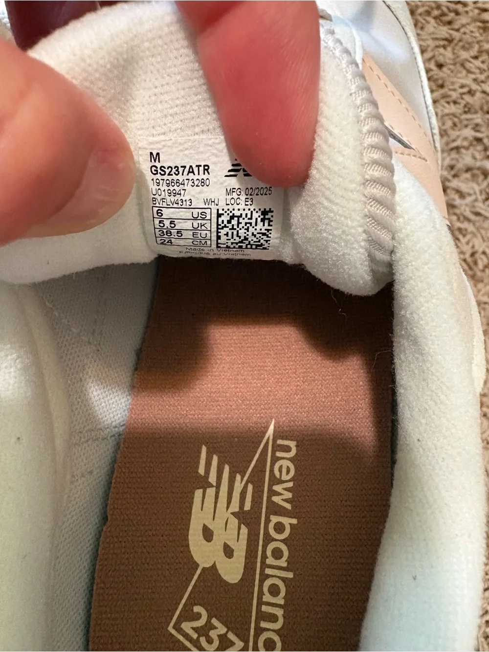 New Balance big kids